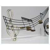 LARGE Signed C. JERE Brass / Metal Musical Wall Sculpture