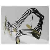 LARGE Signed C. JERE Brass / Metal Musical Wall Sculpture