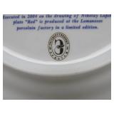 Great Looking Limited Edition Nicolay Lapshin Designed Porcelain Plate w/Box & Display Stand