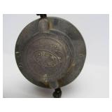 Awesome Antique DIETZ "Vesta" Railroad Lantern w/Embossed Red Glass Globe