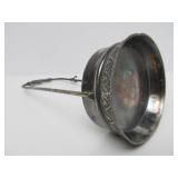 Ornate Antique Silverplated Pickle Castor w/Tongs