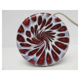 Beautiful Signed Vintage MURANO Handblown Art Glass Lamp