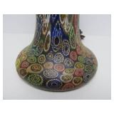 Gorgeous Vintage Handblown Italian Millefiori Glass Glamp