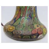Gorgeous Vintage Handblown Italian Millefiori Glass Glamp