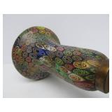 Gorgeous Vintage Handblown Italian Millefiori Glass Glamp