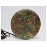 Gorgeous Vintage Handblown Italian Millefiori Glass Glamp