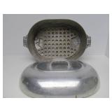 Large Vintage WAGNER Magnalite Aluminum Roaster w/Lid