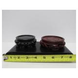 LARGE Estate Lot of Assorted Vintage etc Carved Wood Oriental Stands