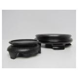 LARGE Estate Lot of Assorted Vintage etc Carved Wood Oriental Stands