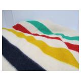 Excellent HUDSON BAY Wool Point Blanket #2