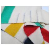 Excellent HUDSON BAY Wool Point Blanket #2