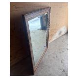 Excellent Condition Framed Large Beveled Glass Wall Mirror