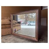 Excellent Condition Framed Large Beveled Glass Wall Mirror