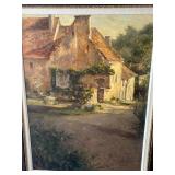 Very Nice Large Impressionist Hand Painted / Embellished Artwork on Canvas