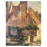 Very Nice Large Impressionist Hand Painted / Embellished Artwork on Canvas