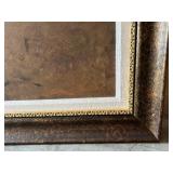 Very Nice Large Impressionist Hand Painted / Embellished Artwork on Canvas