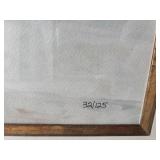 Quality Framed Large signed Numbered Print Mediterranean Floral Scene by Lee Hazel