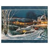 Professionally Framed & Matted TERRY REDLIN Print - "Family Traditions"