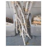 Large Lot of Birch Logs & Posts