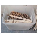 Large Lot of Birch Logs & Posts