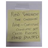 Unused THE CHESSMEN Veronese Hand Painted Chess Set