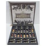 Unused THE CHESSMEN Veronese Hand Painted Chess Set