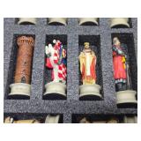 Unused THE CHESSMEN Veronese Hand Painted Chess Set