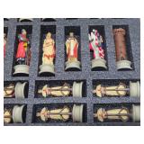 Unused THE CHESSMEN Veronese Hand Painted Chess Set