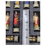 Unused THE CHESSMEN Veronese Hand Painted Chess Set