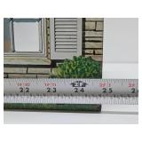 Larger Vintage MARX Tin Litho 2-Story Colonial Doll House