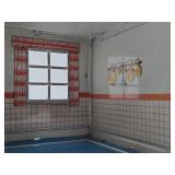 Larger Vintage MARX Tin Litho 2-Story Colonial Doll House