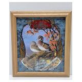 Retro Vintage OLD MILWAUKEE Advertising Beer Mirror Sign w/Ducks