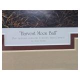 Professionally Framed & Matted TERRY REDLIN Print - "Harvest Moon Ball"