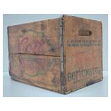 Vintage COTT Wooden Advertising Soda Crate