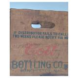 Vintage COTT Wooden Advertising Soda Crate