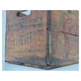 Vintage COTT Wooden Advertising Soda Crate