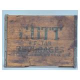 Vintage COTT Wooden Advertising Soda Crate