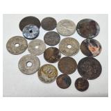 Group of Assorted Old Foreign Coins