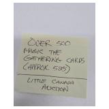 Lot of Over 500 Assorted MAGIC The Gathering Cards