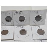 Lot f 20 Different Indian Head Pennies from 1882-1908 #1