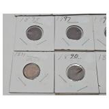 Lot f 20 Different Indian Head Pennies from 1882-1908 #1