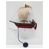 Very Cool Sailing Ship / Boat Pendulum Balance Sculpture
