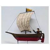 Very Cool Sailing Ship / Boat Pendulum Balance Sculpture