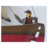 Very Cool Sailing Ship / Boat Pendulum Balance Sculpture