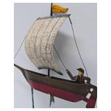 Very Cool Sailing Ship / Boat Pendulum Balance Sculpture