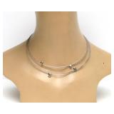 New with Tags Sterling Silver "Moon & Stars" Necklace