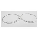 New with Tags Sterling Silver "Moon & Stars" Necklace