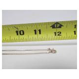 Lovely Vintage Sterling Silver Pendant/Locket Necklace