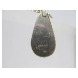 Pair of Signed Vintage Native American / Southwestern Sterling Silver Earrings - Signed "NEZ"