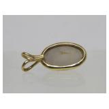 Small 14K & Opal Matching Pendant & Earring Set